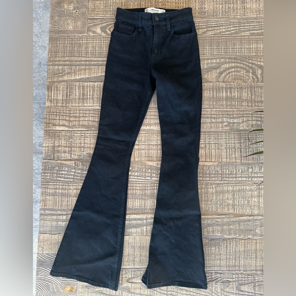 Hollister Black Flared Jeans